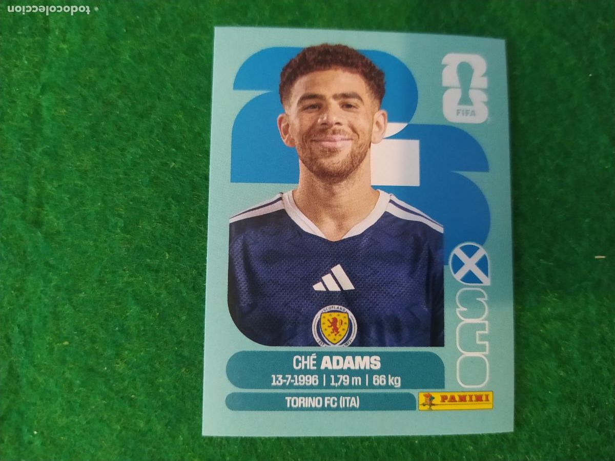 Cartes &agrave; collectionner de Football: OFFICIAL STICKER COLLECTION WORLD CUP MUNDIAL 2026 - ESCOCIA N&ordm; 19 ADAMS