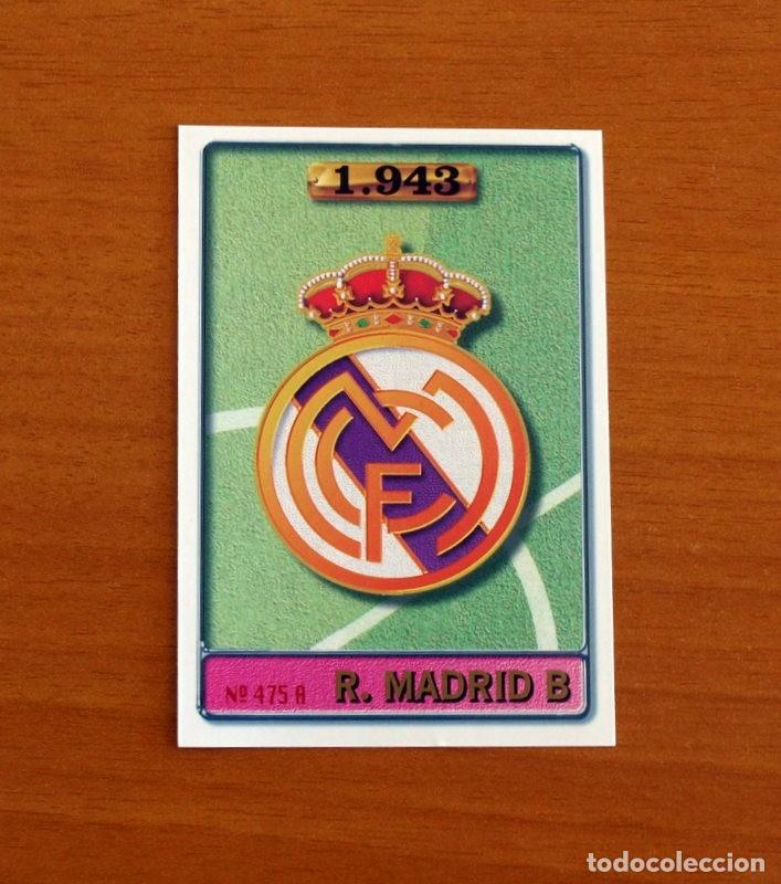 Cromos de F&uacute;tbol: Real Madrid B-N&ordm; 475 Escudo-Moran -2&ordf; Divisi&oacute;n-Mundicromo Las Fichas de la Liga 1996-1997-96-97