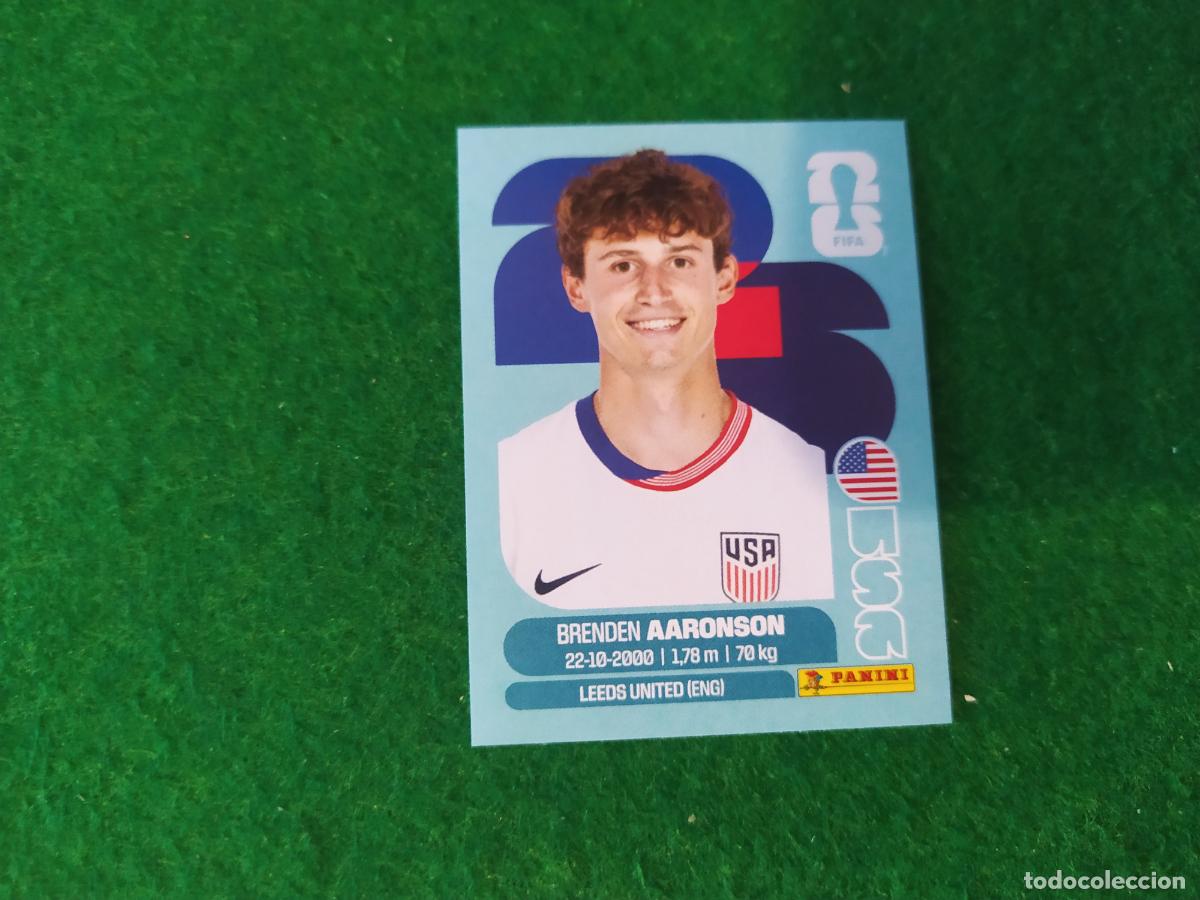 Cromos de F&uacute;tbol: OFFICIAL STICKER COLLECTION WORLD CUP MUNDIAL 2026 - ESTADOS UNIDOS N&ordm; 17 AARONSON