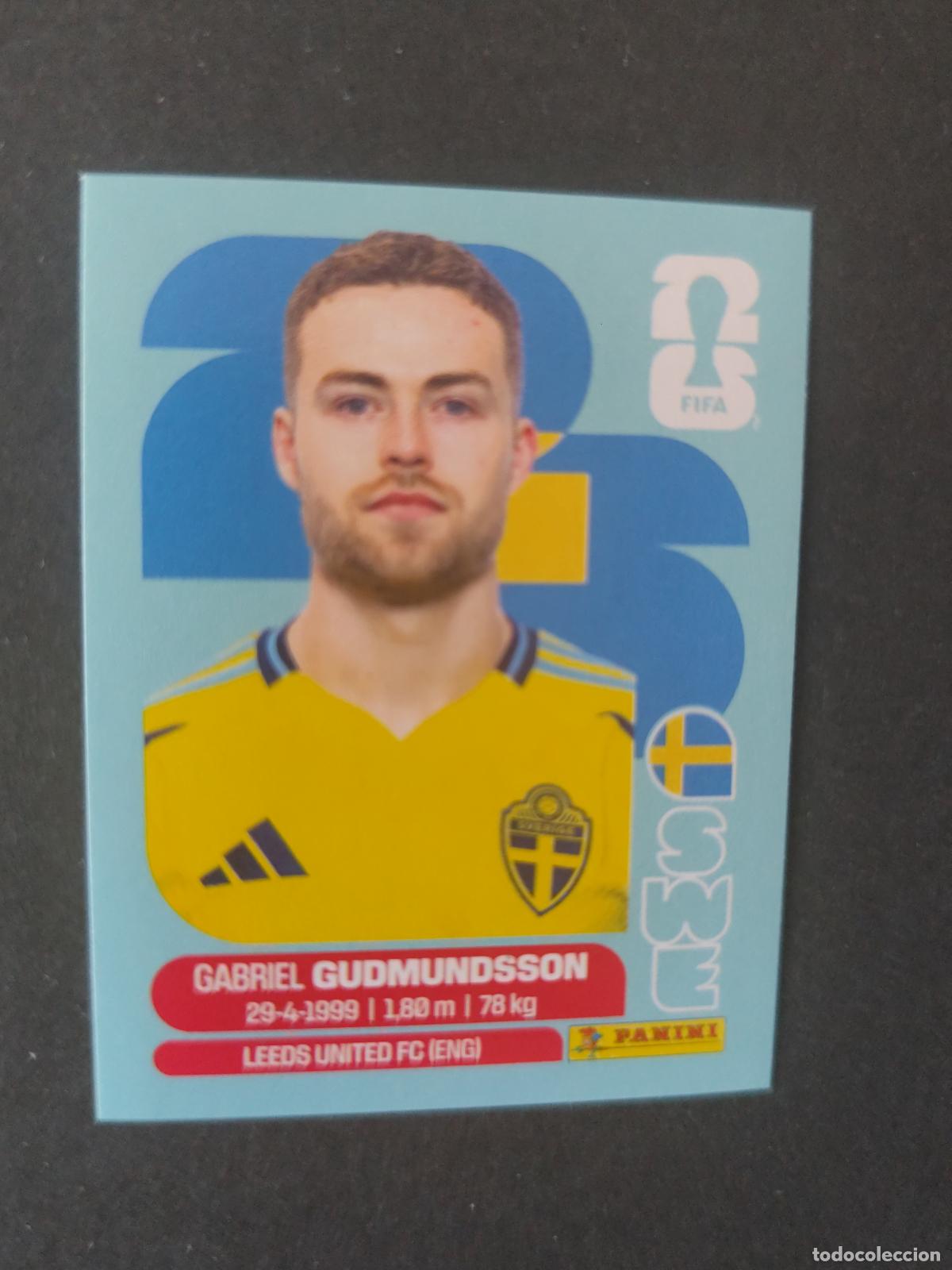 Cromos de F&uacute;tbol: SWE4 GABRIEL GUDMUNDSSON 4 SUECIA MUNDIAL FIFA WORLD CUP 2026 STICKER PANINI SIN PEGAR