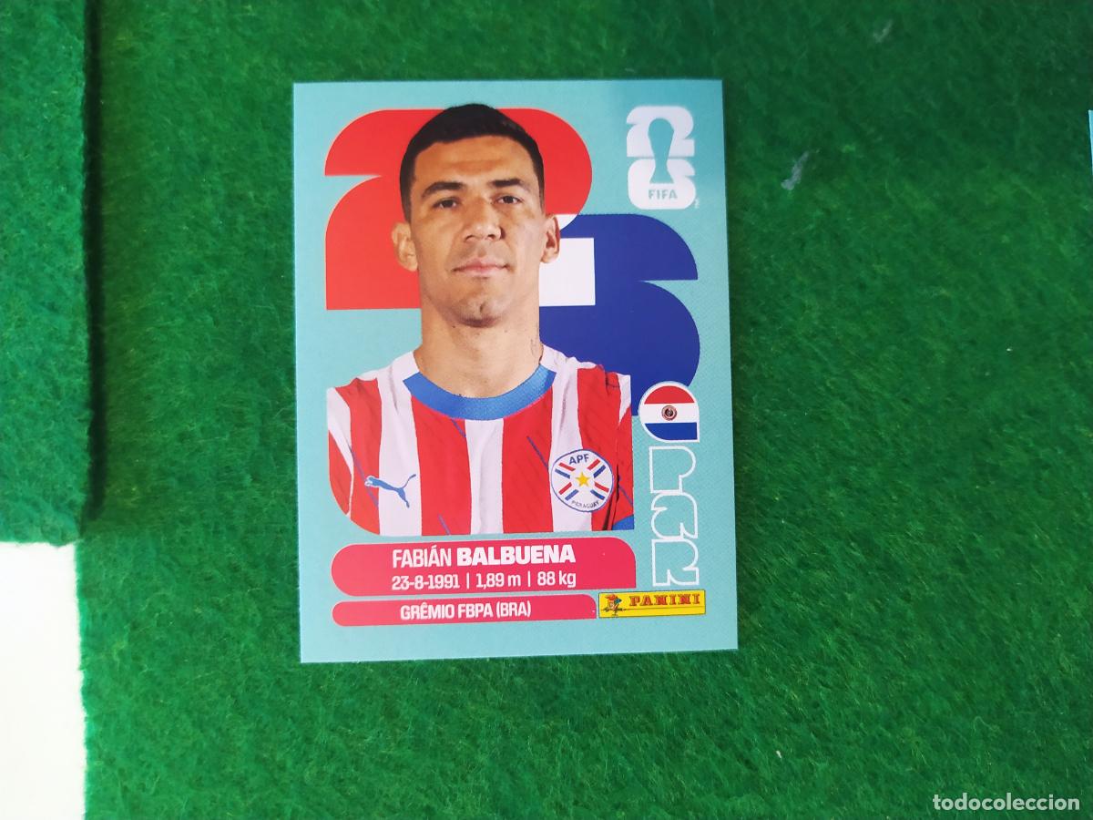 Cromos de F&uacute;tbol: OFFICIAL STICKER COLLECTION WORLD CUP MUNDIAL 2026 - PARAGUAY N&ordm; 5 BALBUENA