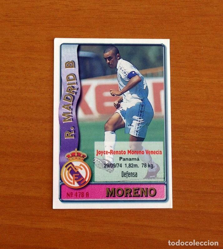 Cartes &agrave; collectionner de Football: Real Madrid B-N&ordm; 478 Moreno-Guerrero -2&ordf; Divisi&oacute;n-Mundicromo Las Fichas de la Liga 1996-1997-96-97
