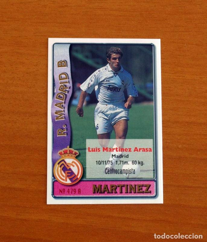 Cartes &agrave; collectionner de Football: Real Madrid B-N&ordm; 479 Martinez-Junior -2&ordf; Divisi&oacute;n-Mundicromo Las Fichas de la Liga 1996-1997-96-97