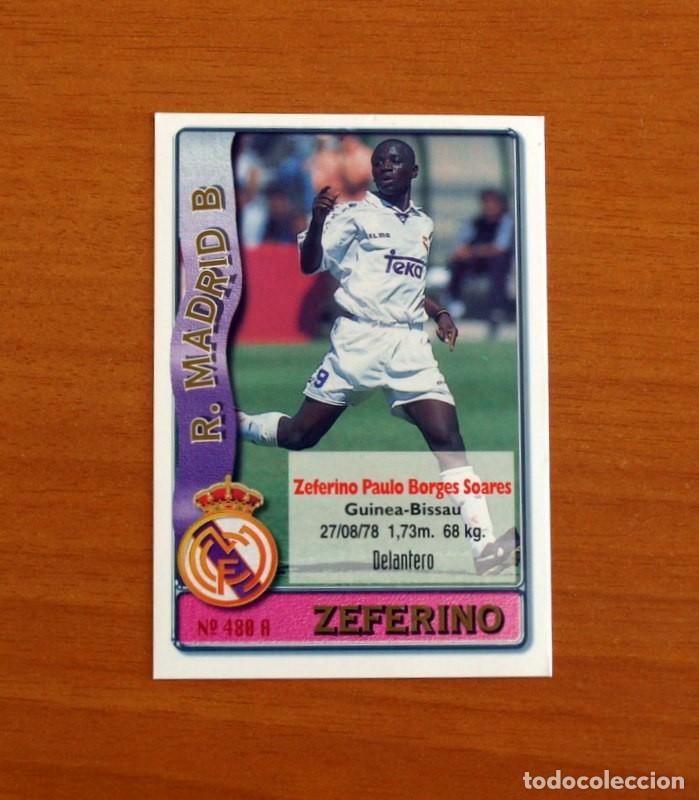 Cartes &agrave; collectionner de Football: Real Madrid B-N&ordm; 480 Zeferino-Ismael -2&ordf; Divisi&oacute;n-Mundicromo Las Fichas de la Liga 1996-1997-96-97
