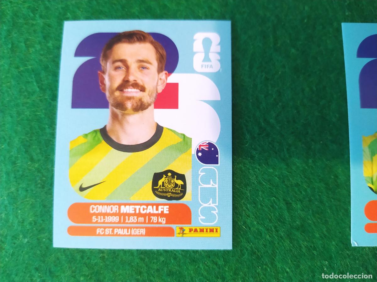 Cromos de F&uacute;tbol: OFFICIAL STICKER COLLECTION WORLD CUP MUNDIAL 2026 - AUSTRALIA N&ordm; 15 METCALFE