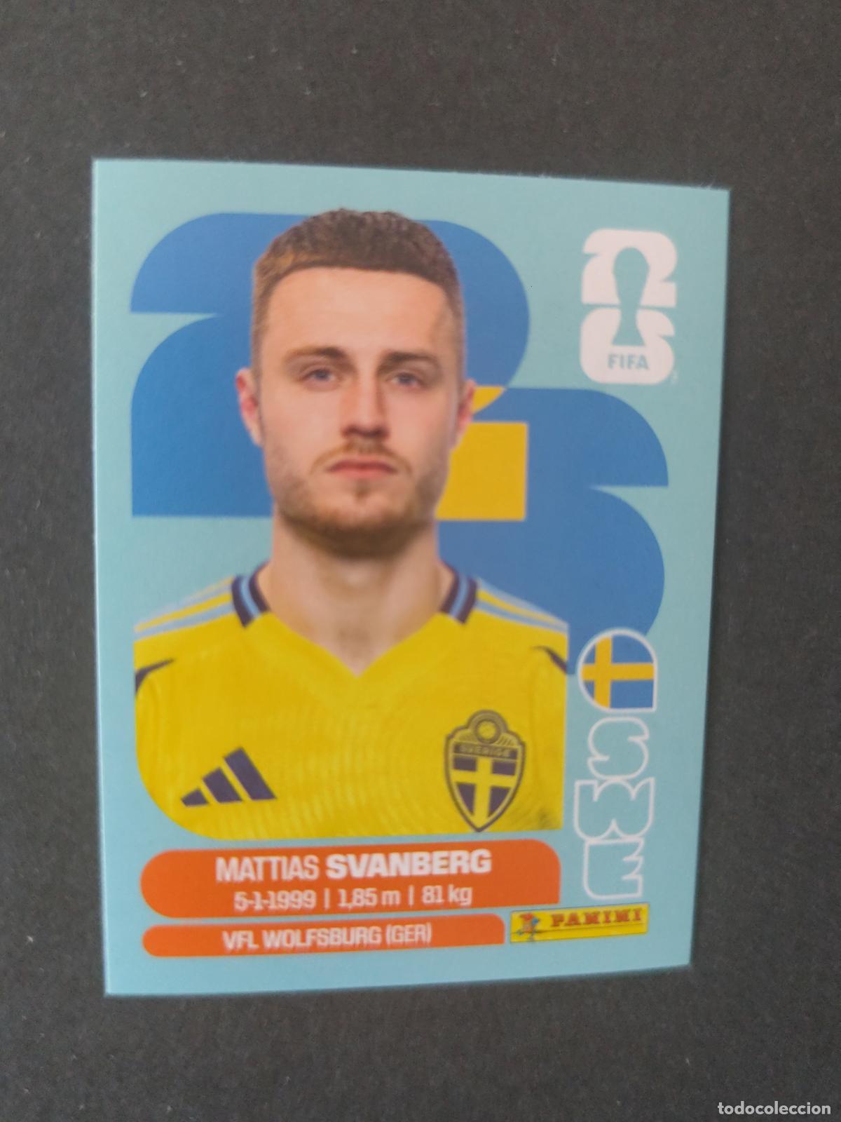 Cromos de F&uacute;tbol: SWE12 MATTIAS SVANBERG 12 SUECIA MUNDIAL FIFA WORLD CUP 2026 STICKER PANINI SIN PEGAR