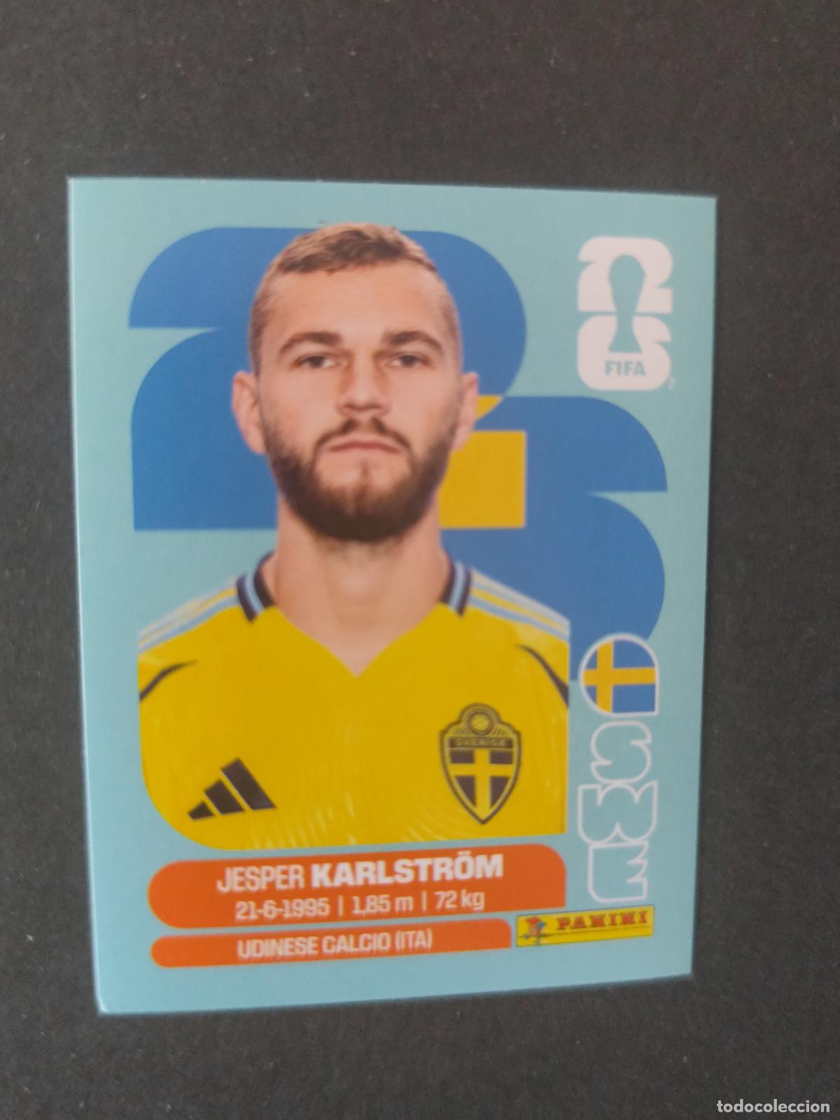 Cromos de F&uacute;tbol: SWE10 JESPER KARLSTR&Ouml;M 10 SUECIA MUNDIAL FIFA WORLD CUP 2026 STICKER PANINI SIN PEGAR