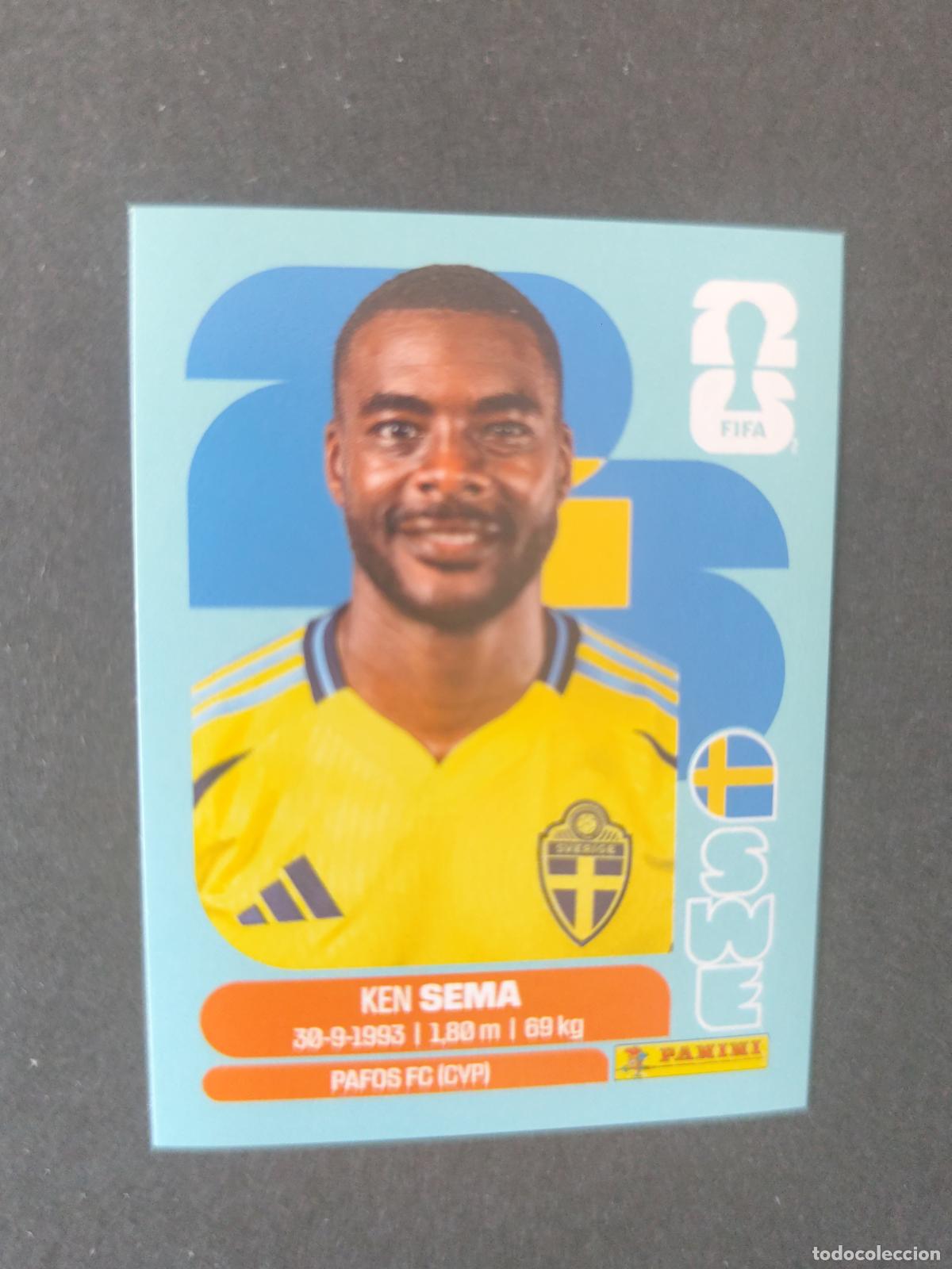 Cromos de F&uacute;tbol: SWE15 KEN SEMA 15 SUECIA MUNDIAL FIFA WORLD CUP 2026 STICKER PANINI SIN PEGAR