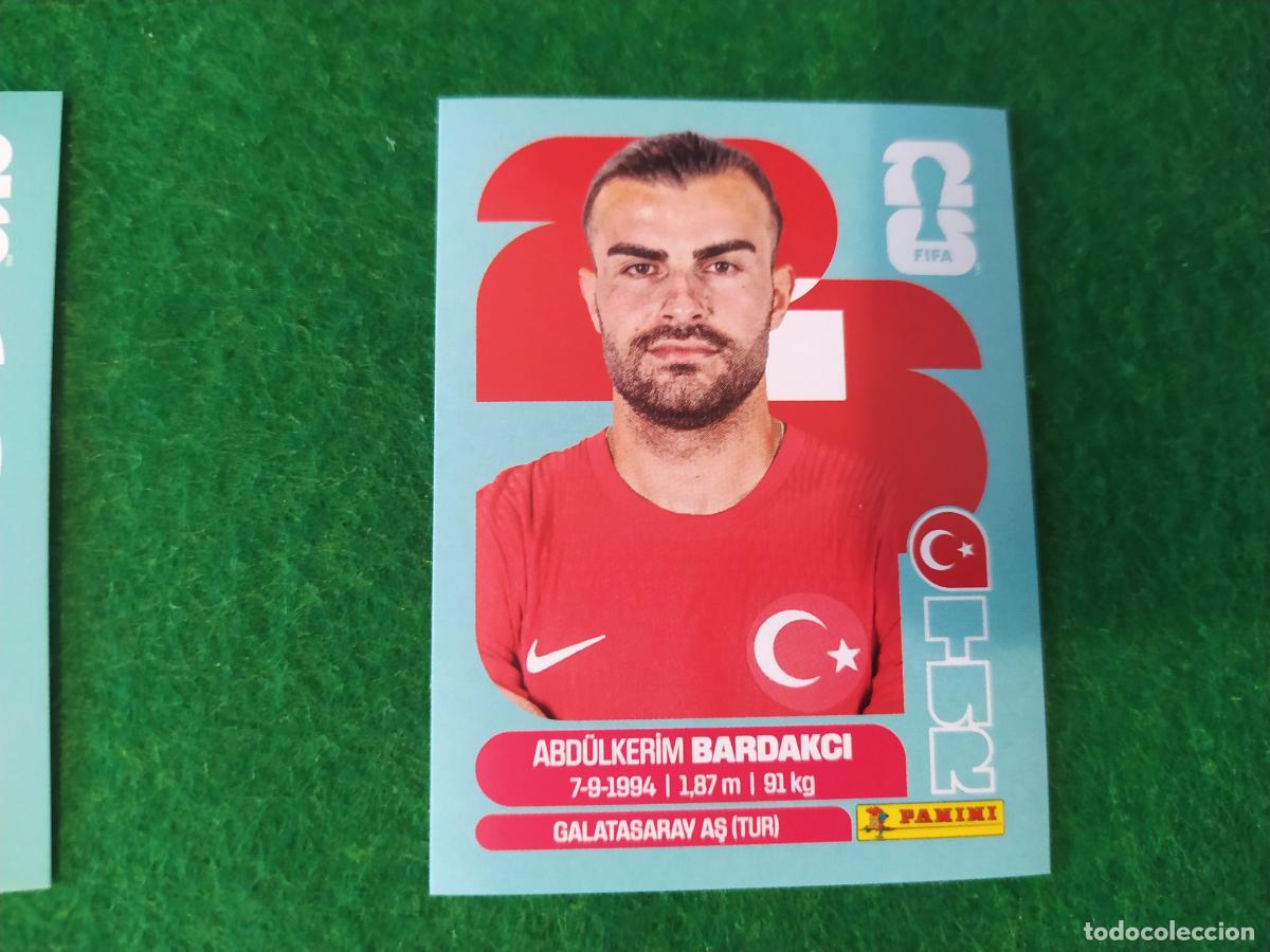 Cromos de F&uacute;tbol: OFFICIAL STICKER COLLECTION WORLD CUP MUNDIAL 2026 - TURQUIA N&ordm; 5 BARDEKCI