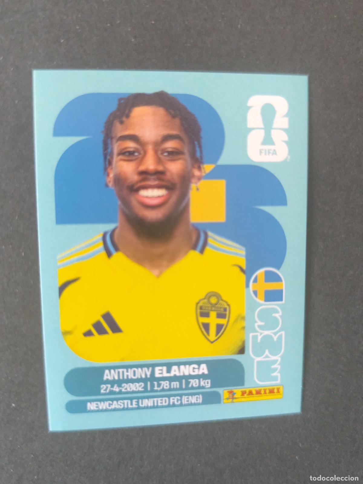 Cromos de F&uacute;tbol: SWE18 ANTHONY ELANGA 18 SUECIA MUNDIAL FIFA WORLD CUP 2026 STICKER PANINI SIN PEGAR