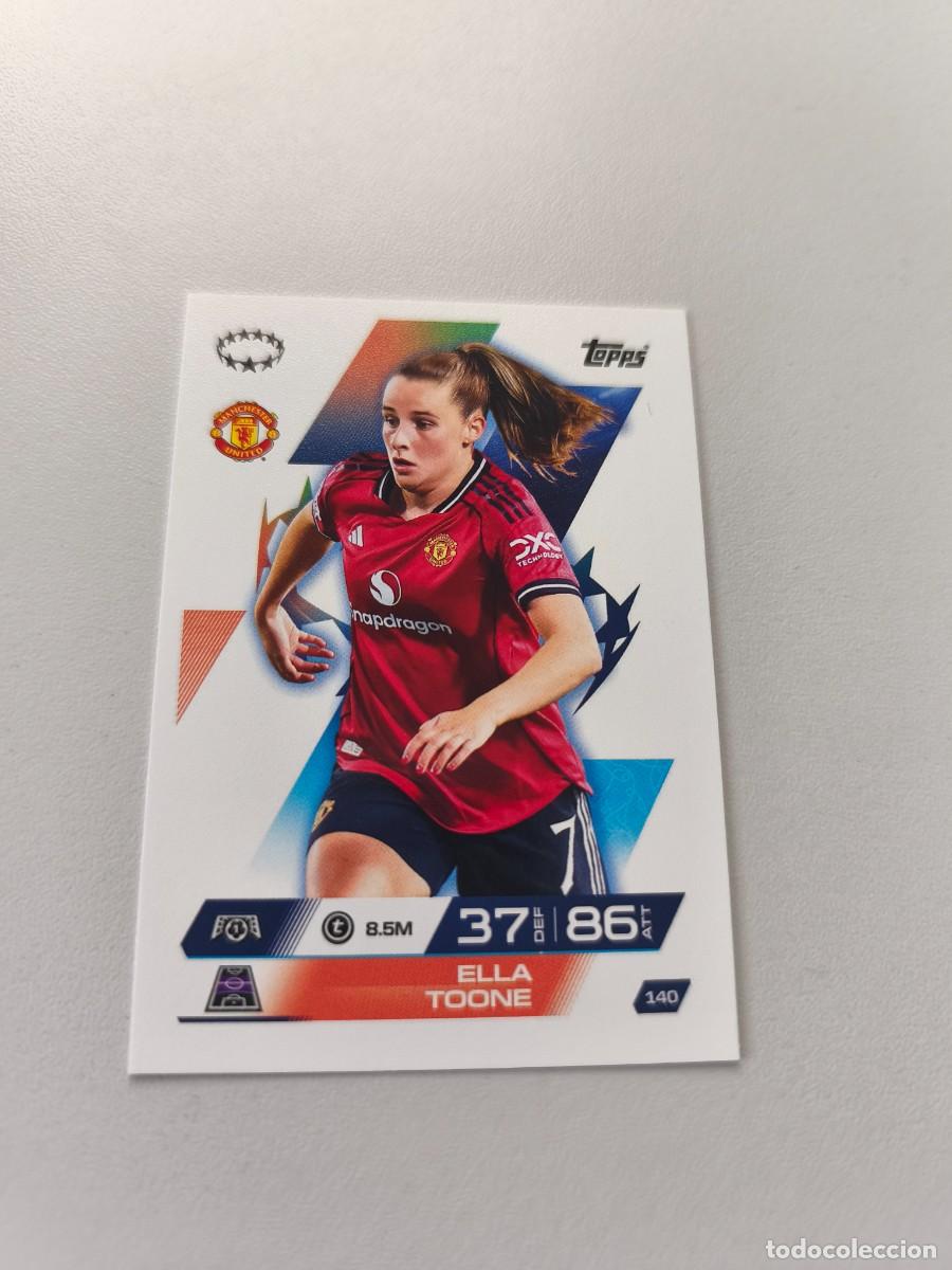 Cromos de F&uacute;tbol: TOPPS MATCH ATTAX 2025 2026 25 26 ELLA TOONE MANCHESTER UNITED 140 H1