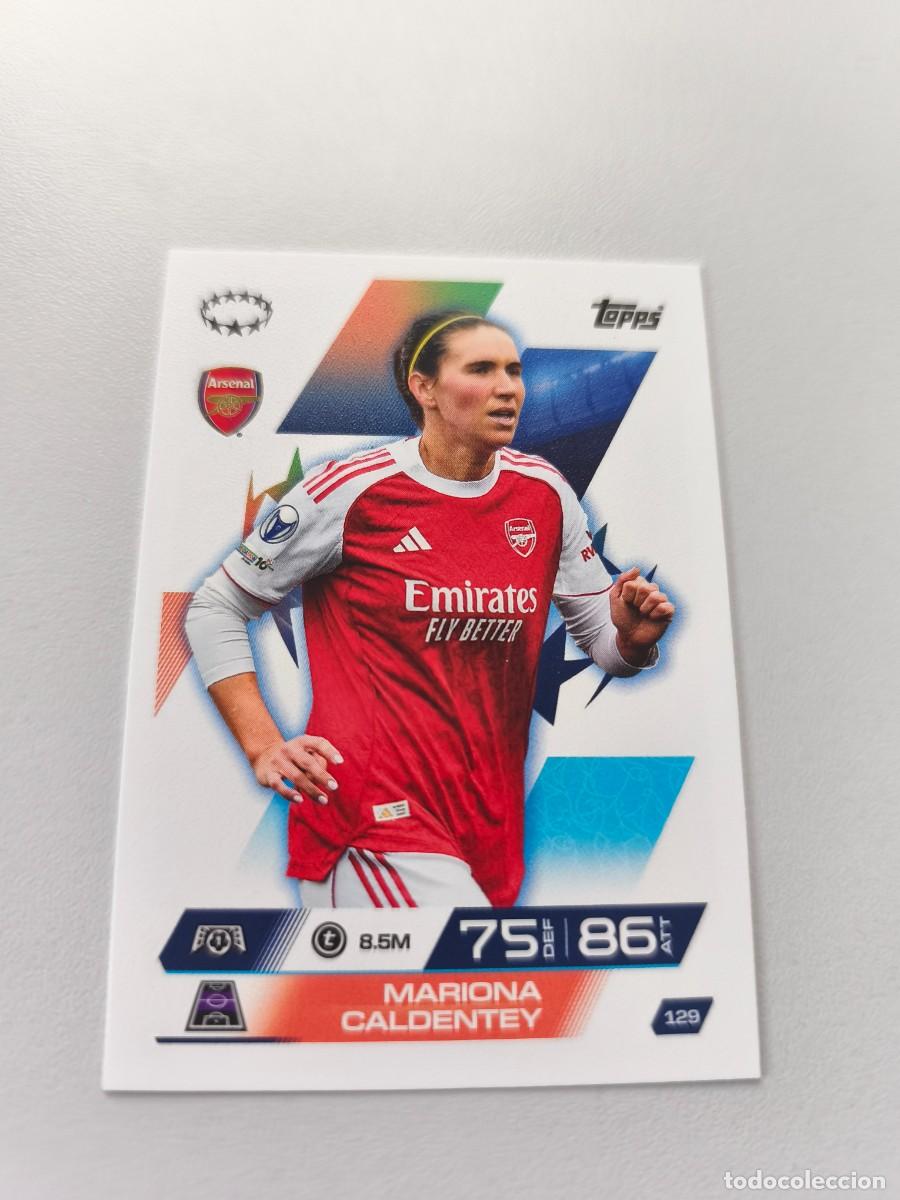 Cartes &agrave; collectionner de Football: TOPPS MATCH ATTAX 2025 2026 25 26 MARIONA CALDENTEY 129 ARSENAL H1