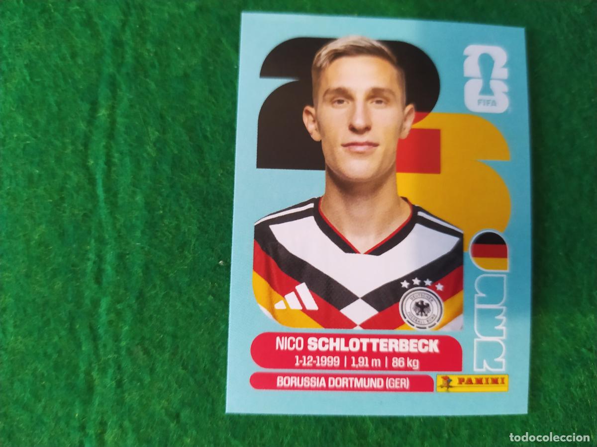 Cartes &agrave; collectionner de Football: OFFICIAL STICKER COLLECTION WORLD CUP MUNDIAL 2026 - ALEMANIA N&ordm; 5 SCHLOTTERBECK