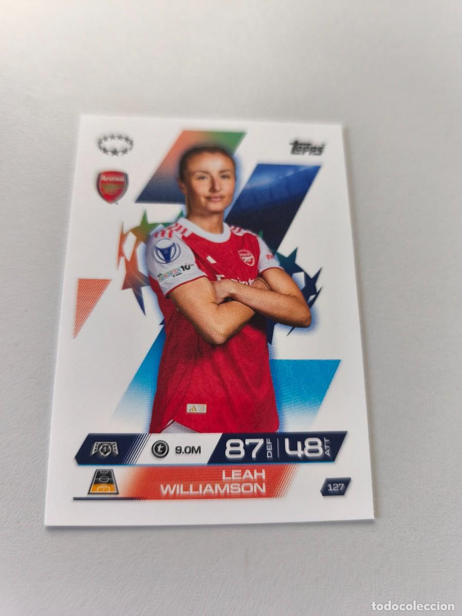 Football Stickers: TOPPS MATCH ATTAX 2025 2026 25 26 LEAH WILLIAMSON 127 ARSENAL H1