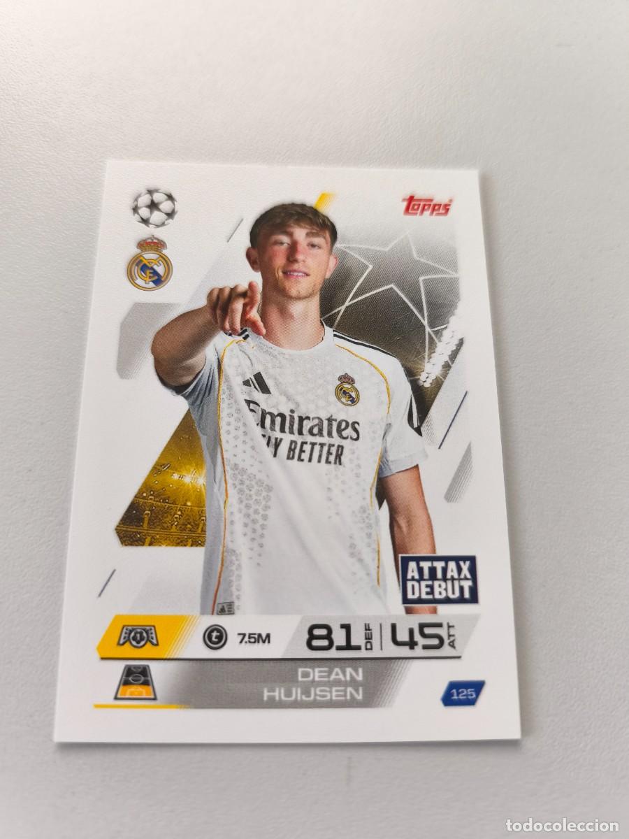 Figurine di Calcio: TOPPS MATCH ATTAX 2025 2026 25 26 DEAN HUIJSEN 125 REAL MADRID H1