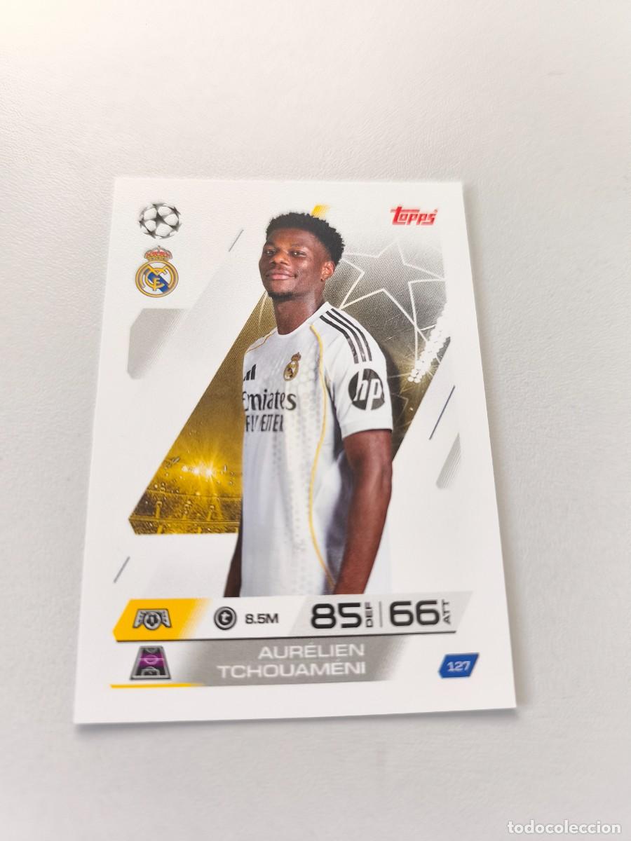 Fu&szlig;ball-Sticker: TOPPS MATCH ATTAX 2025 2026 25 26 AURELIEN TCHOUAMENI 127 REAL MADRID H1