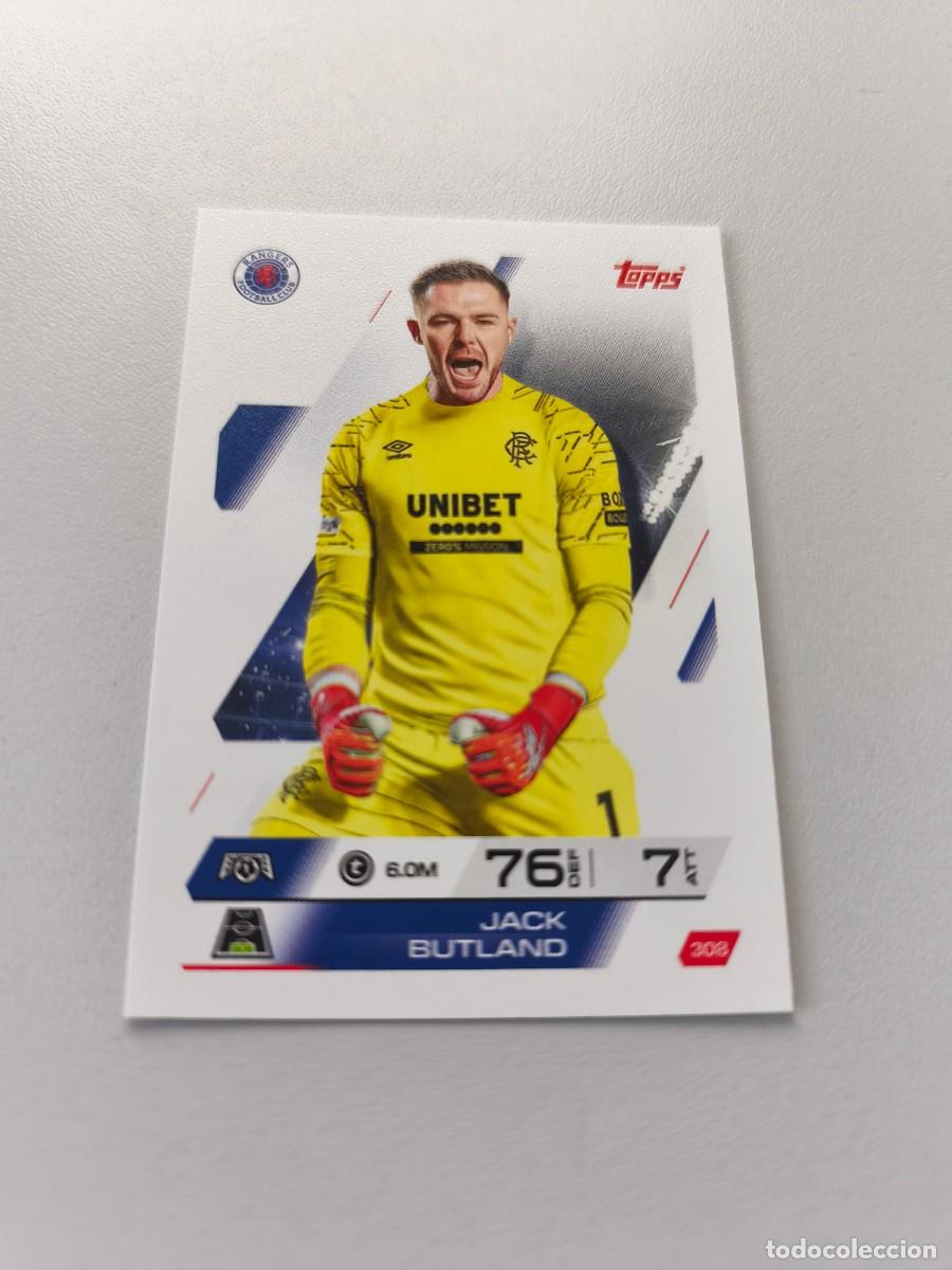 Cartes &agrave; collectionner de Football: TOPPS MATCH ATTAX 2025 2026 25 26 JACK BUTLAND 308 RANGERS H1