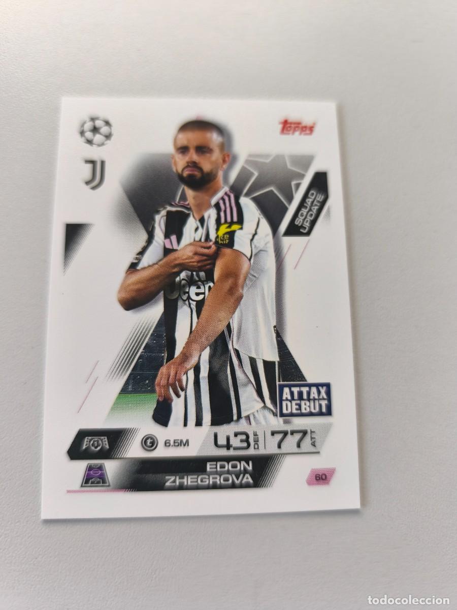 Cromos de F&uacute;tbol: TOPPS MATCH ATTAX 2025 2026 25 26 EDON ZHEGROVA 60 JUVENTUS H1