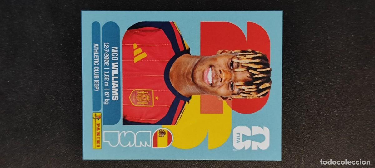 Cromos de F&uacute;tbol: FIFA WORLD CUP 2026 STICKER NICO WILLIAMS ESPA&Ntilde;A # ESP17 PANINI