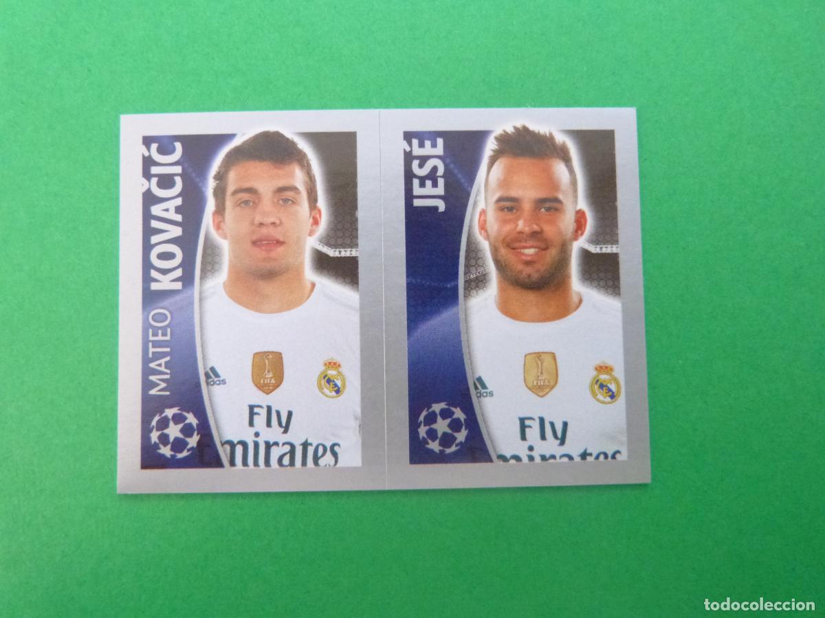 Cromos de F&uacute;tbol: CROMO FUTBOL KOVACIC JESE REAL MADRID C.F SIN PEGAR N&ordm; 46 A B CHAMPIONS LEAGUE 2015-2016/15-16 TOPPS