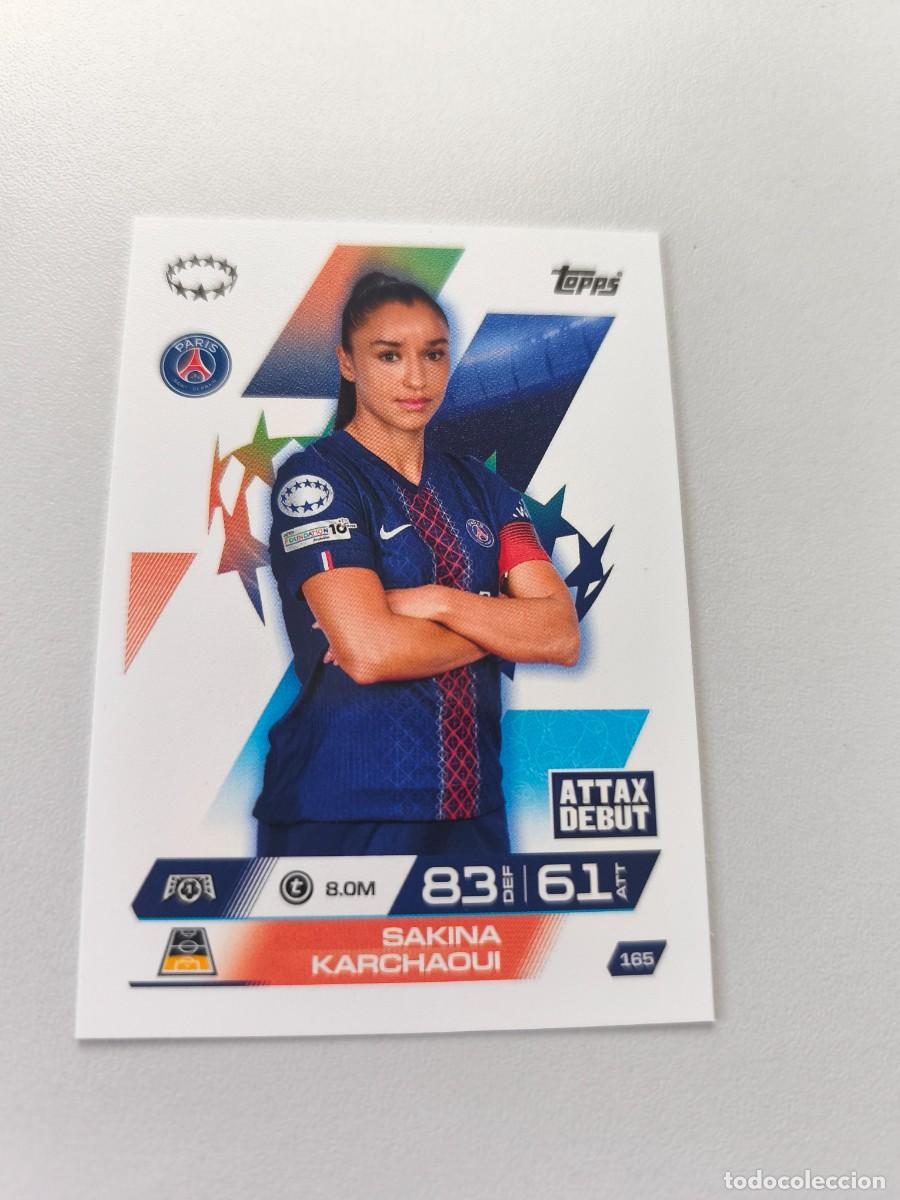 Cromos de F&uacute;tbol: TOPPS MATCH ATTAX 2025 2026 25 26 SAKINA KARCHAOUI 165 PARIS PSG H1