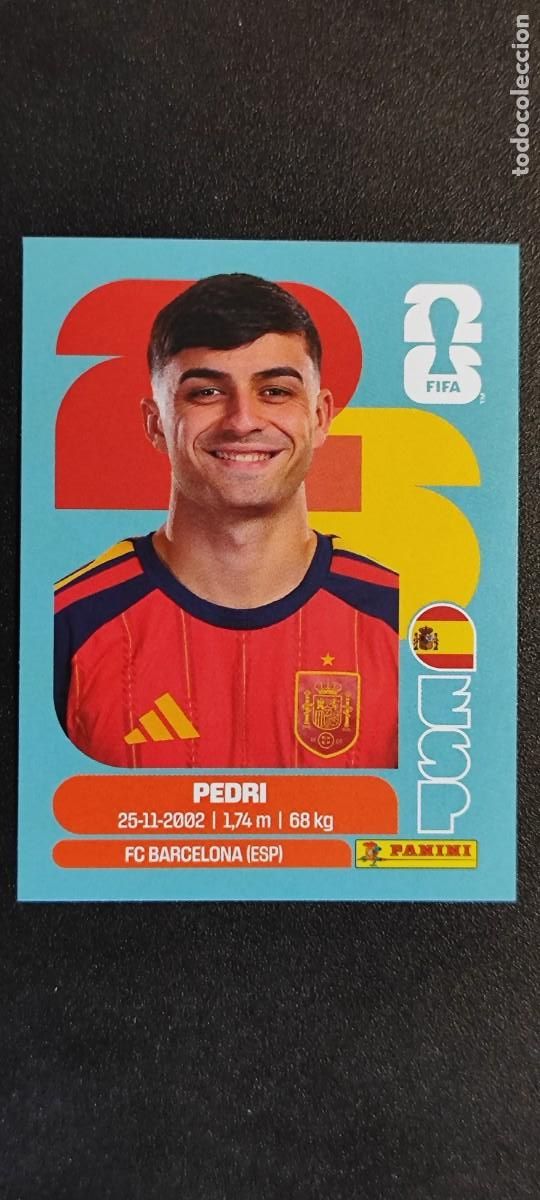 Cromos de F&uacute;tbol: FIFA WORLD CUP 2026 STICKER PEDRI ESPA&Ntilde;A # ESP11 PANINI
