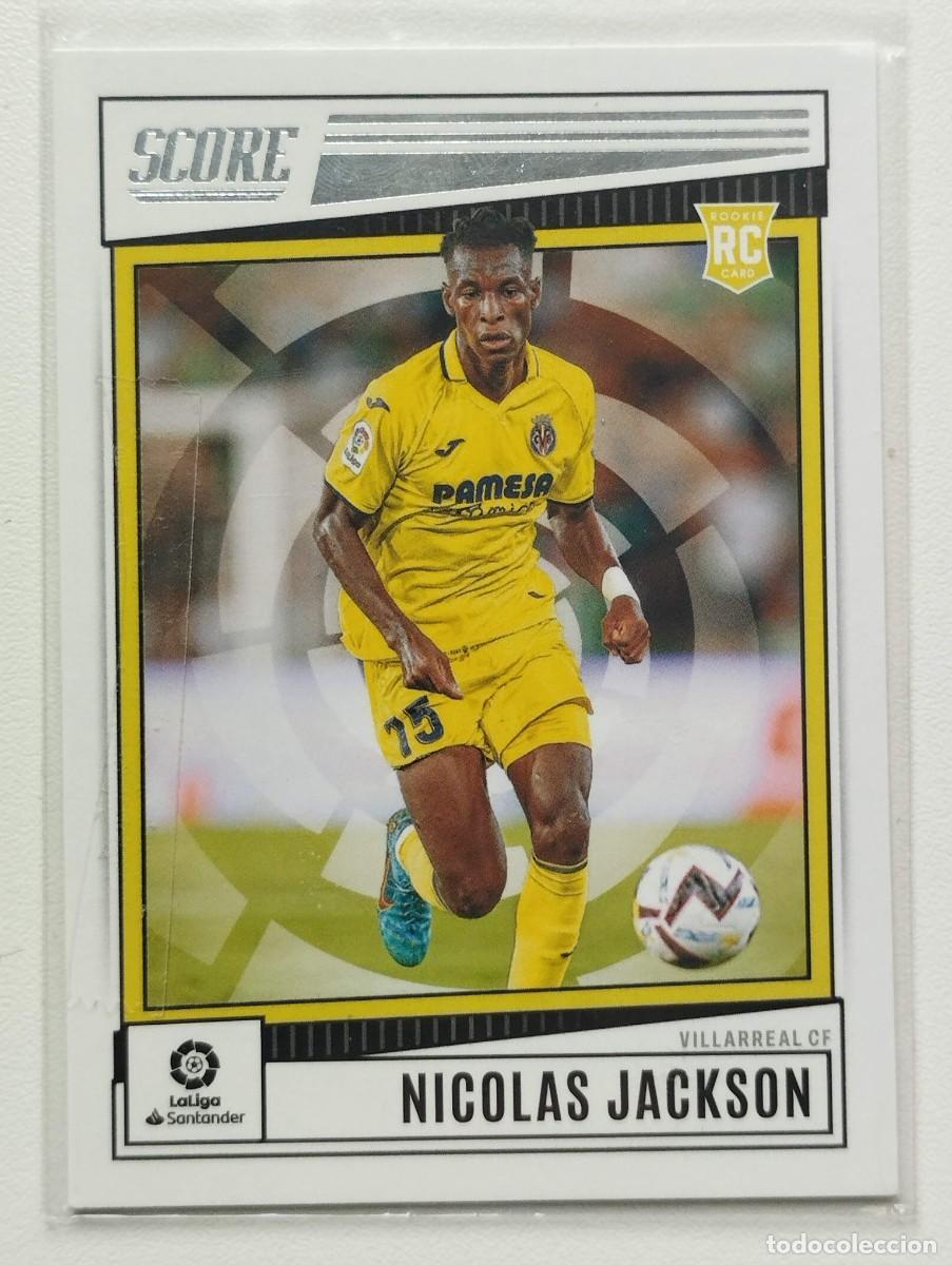 Fu&szlig;ball-Sticker: CROMO CARD PANINI LA LIGA SOCCER SCORE 22 23 2022 2023 VILLARREAL 198 NICOLAS JACKSON RC ROOKIE