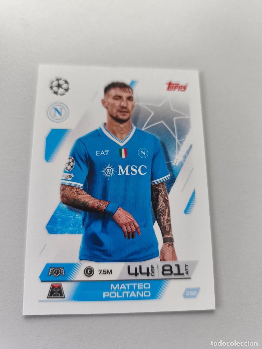 Cromos de Futebol: TOPPS MATCH ATTAX 2025 2026 25 26 MATTEO POLITANO 252 NAPOLES H1