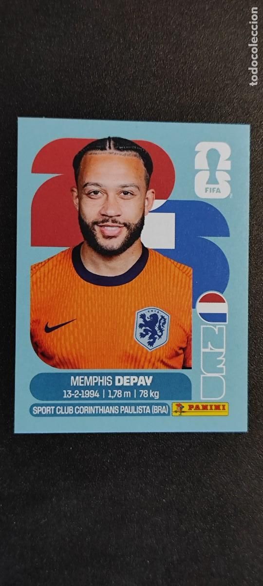 Figurine di Calcio: FIFA WORLD CUP 2026 STICKER DEPAY HOLANDA # NED17 PANINI