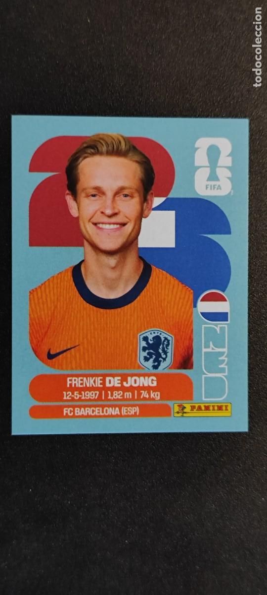 Cromos de Futebol: FIFA WORLD CUP 2026 STICKER DE JONG HOLANDA # NED14 PANINI