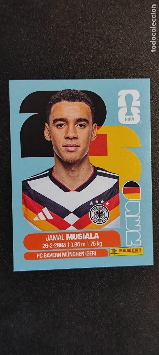 Fu&szlig;ball-Sticker: FIFA WORLD CUP 2026 STICKER MUSIALA ALEMANIA # GER15 PANINI
