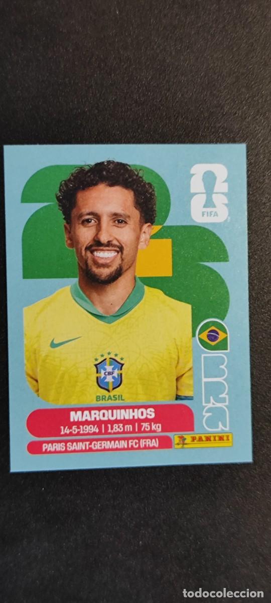 Cromos de F&uacute;tbol: FIFA WORLD CUP 2026 STICKER MARQUINHOS BRASIL # BRA4 PANINI