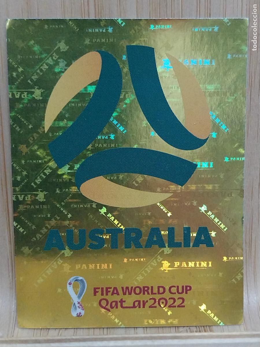 Cromos de F&uacute;tbol: AUSTRALIA AUS 2 BRILLANTE QATAR 2022 CROMO SIN PEGAR NUNCA ORIGINAL