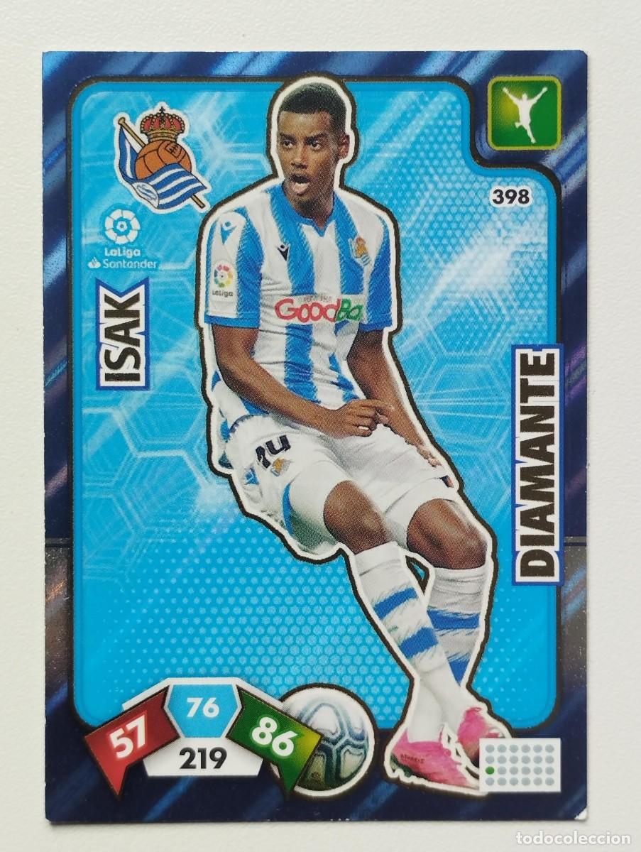Cromos de F&uacute;tbol: CROMO CARTA ADRENALYN XL 2019 2020 19 20 CARD DIAMANTE 398 ALEXANDER ISAK REAL SOCIEDAD
