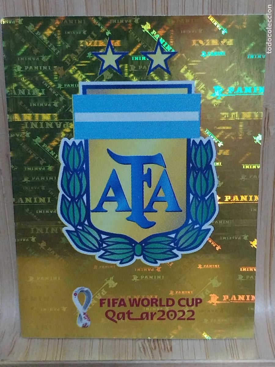 Cromos de F&uacute;tbol: ARGENTINA ARG 2 BRILLANTE QATAR 2022 CROMO SIN PEGAR NUNCA ORIGINAL