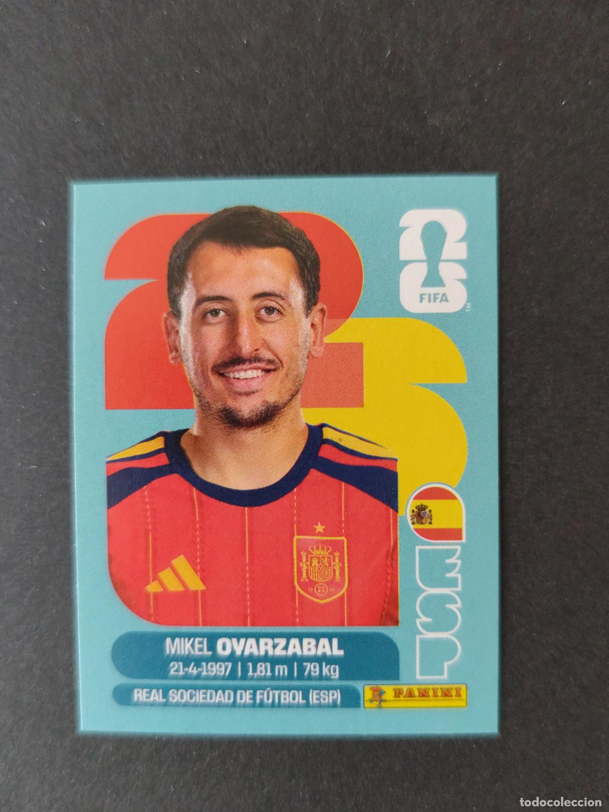 Cromos de F&uacute;tbol: ESP20 MIKEL OYARZABAL 20 ESPA&Ntilde;A MUNDIAL FIFA WORLD CUP 2026 STICKER PANINI SIN PEGAR