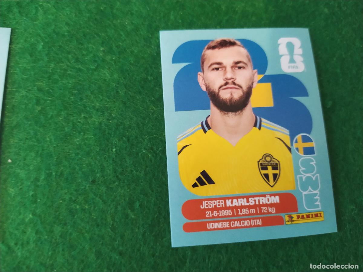 Cromos de F&uacute;tbol: OFFICIAL STICKER COLLECTION WORLD CUP MUNDIAL 2026 - SUECIA N&ordm; 10 KARLSTR&Ouml;M