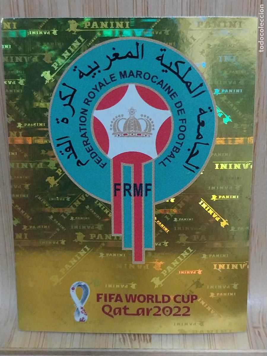 Cromos de F&uacute;tbol: MARRUECOS MAR 2 BRILLANTE QATAR 2022 CROMO SIN PEGAR NUNCA ORIGINAL