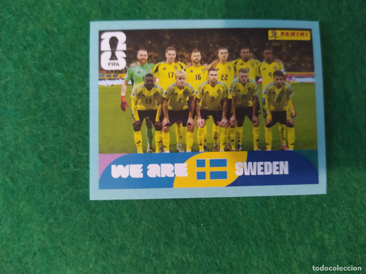Cromos de F&uacute;tbol: OFFICIAL STICKER COLLECTION WORLD CUP MUNDIAL 2026 - SUECIA N&ordm; 13 ONCE INICIAL