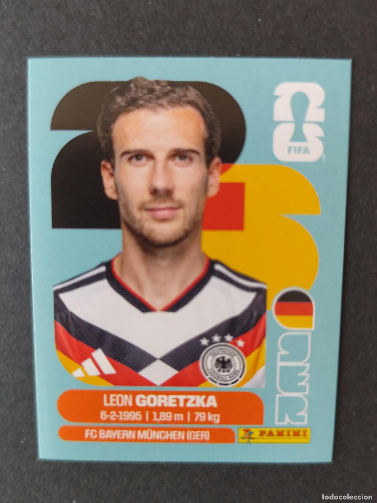 Cromos de f&uacute;tbol: GER14 LEON GORETZKA 14 ALEMANIA MUNDIAL FIFA WORLD CUP 2026 STICKER PANINI SIN PEGAR