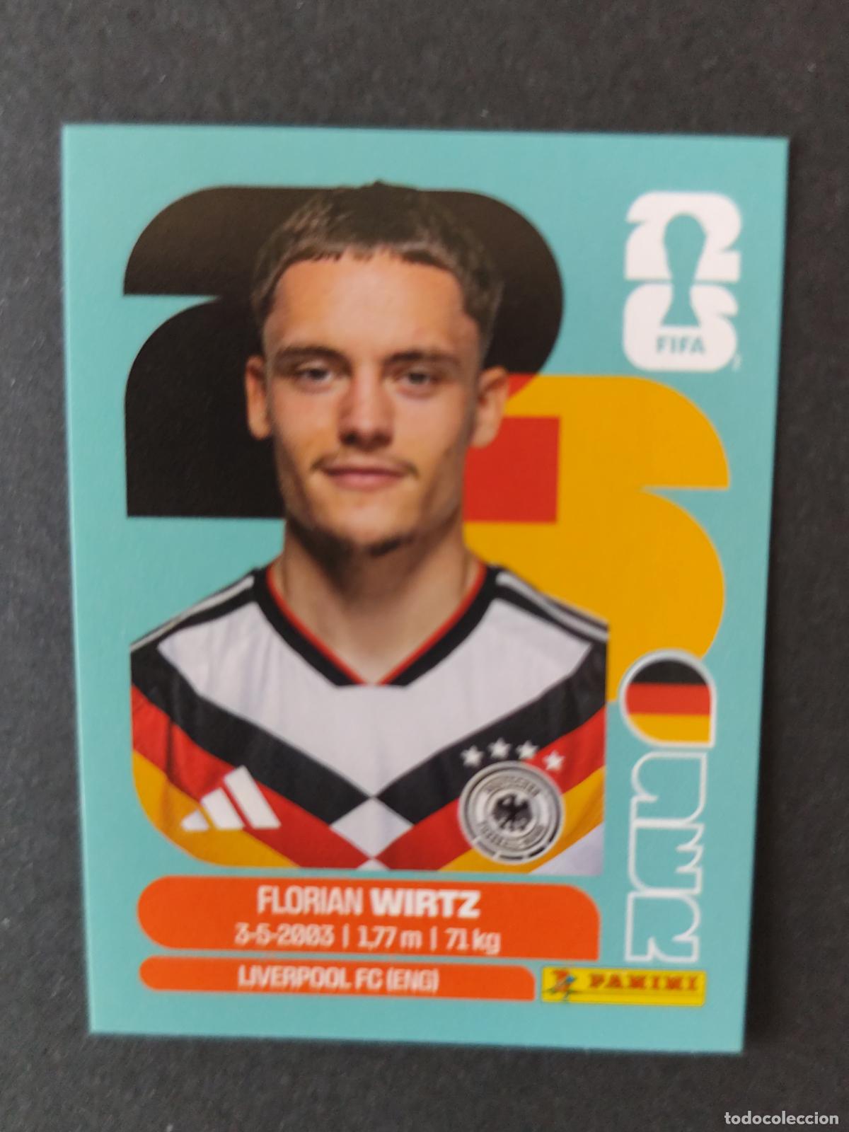 Figurine di Calcio: GER11 FLORIAN WIRTZ 11 ALEMANIA MUNDIAL FIFA WORLD CUP 2026 STICKER PANINI SIN PEGAR