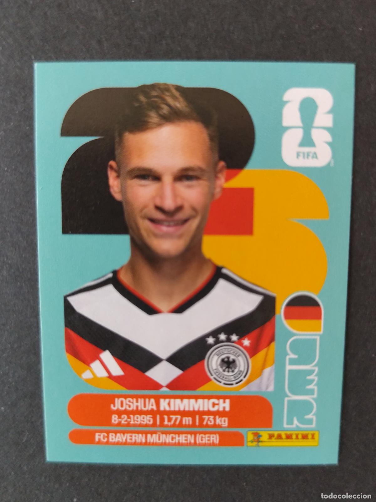 Cromos de f&uacute;tbol: GER10 JOSHUA KIMMICH 10 ALEMANIA MUNDIAL FIFA WORLD CUP 2026 STICKER PANINI SIN PEGAR
