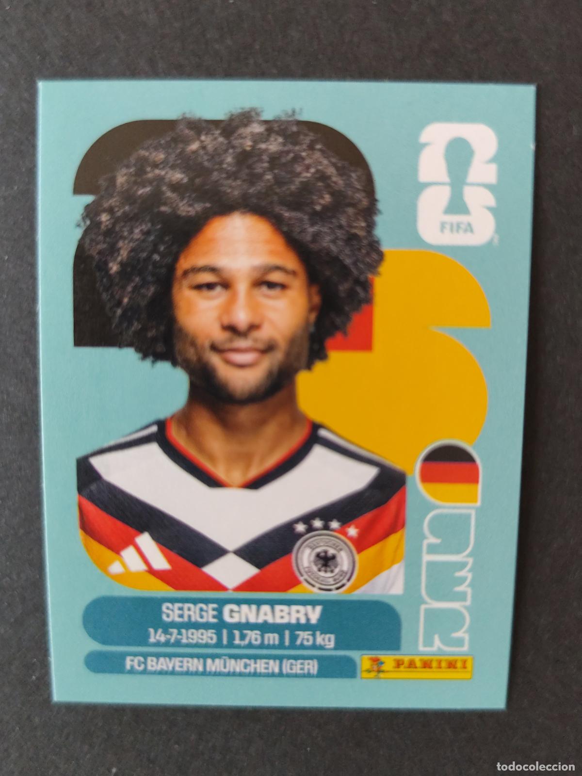 Cromos de f&uacute;tbol: GER16 SERGE GNABRY 16 ALEMANIA MUNDIAL FIFA WORLD CUP 2026 STICKER PANINI SIN PEGAR