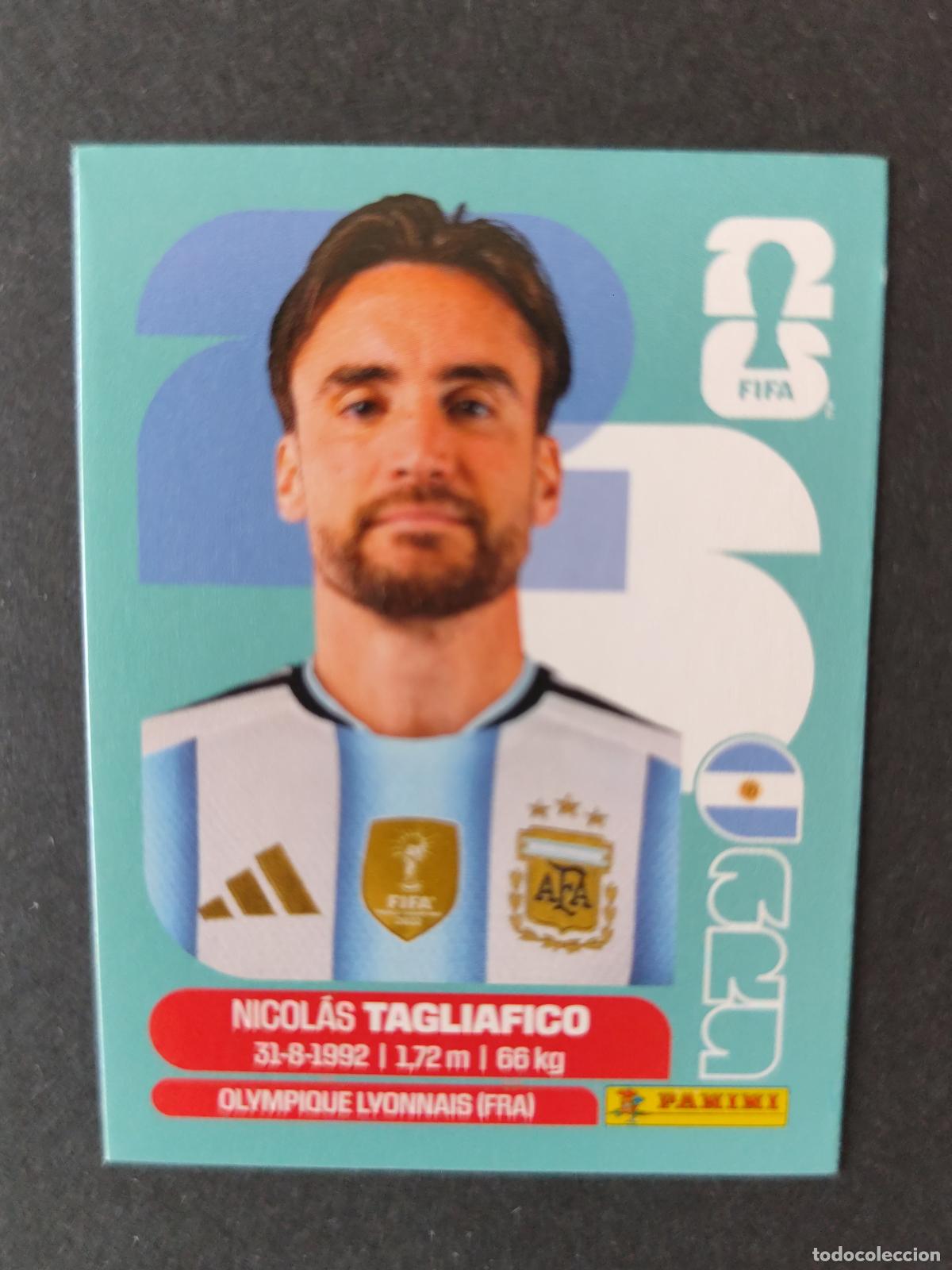 Fu&szlig;ball-Sticker: ARG6 NICOL&Aacute;S TAGLIAFICO 6 ARGENTINA MUNDIAL FIFA WORLD CUP 2026 STICKER PANINI SIN PEGAR