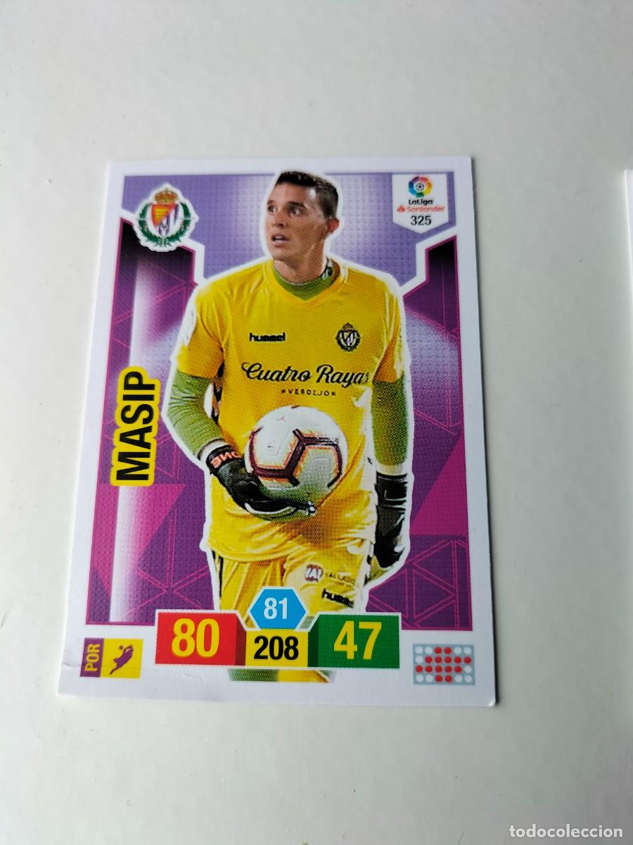Fu&szlig;ball-Sticker: 1 CROMO FICHA PANINI ADRENALYN TEMPORADA 18-19 2018-2019 REAL VALLADOLID 325 MASIP
