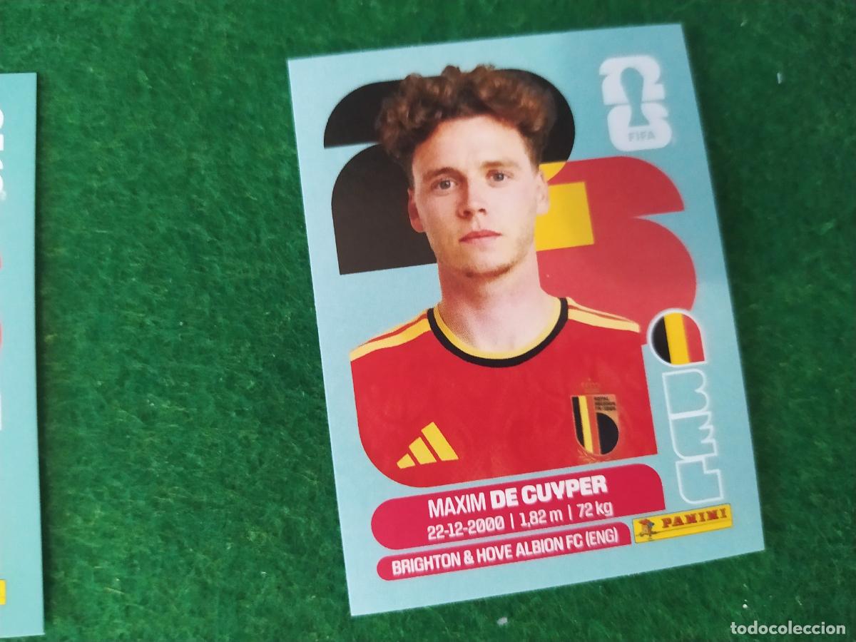 Fu&szlig;ball-Sticker: OFFICIAL STICKER COLLECTION WORLD CUP MUNDIAL 2026 - BELGICA N&ordm; 7 DE CUYPER