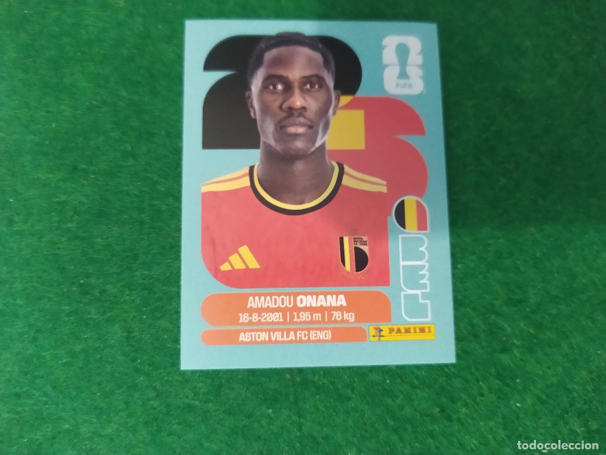 Fu&szlig;ball-Sticker: OFFICIAL STICKER COLLECTION WORLD CUP MUNDIAL 2026 - BELGICA N&ordm; 10 ONANA