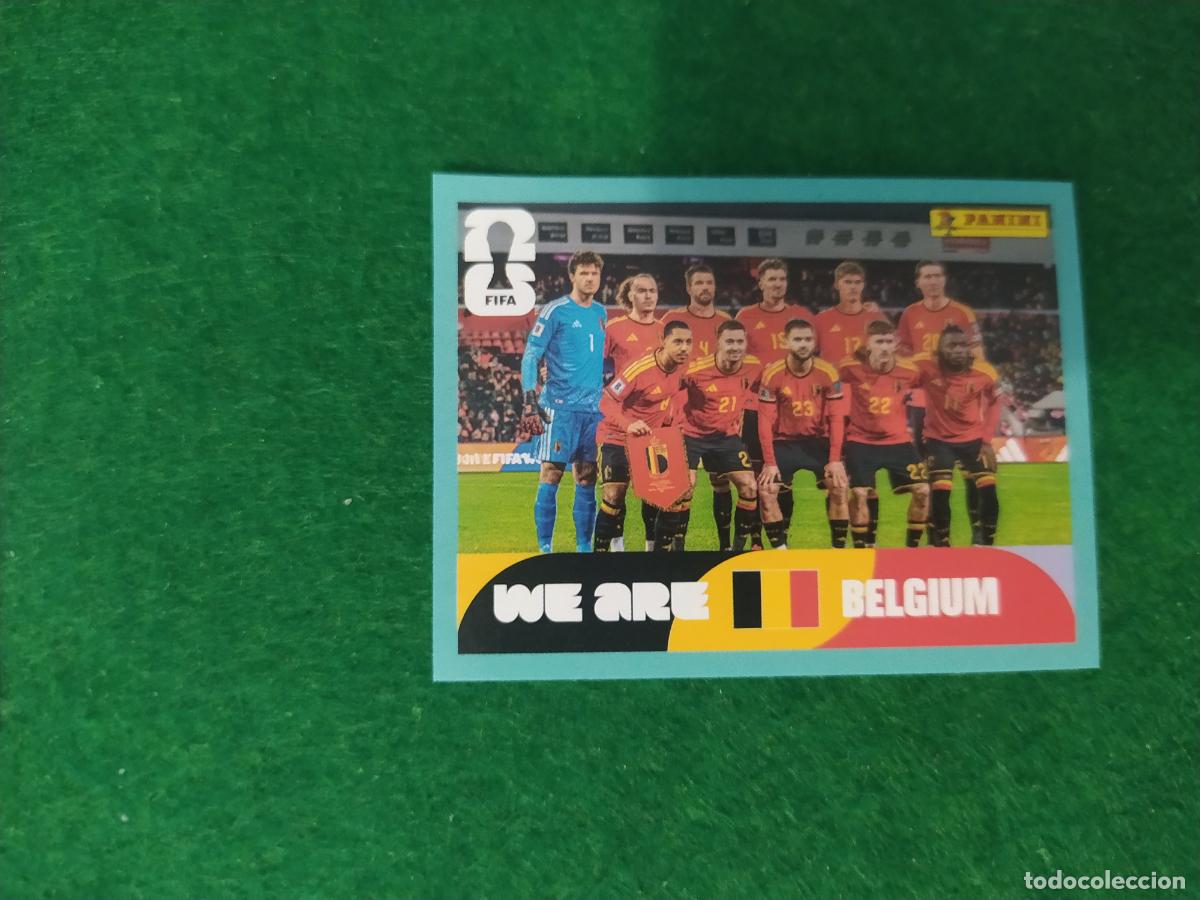 Fu&szlig;ball-Sticker: OFFICIAL STICKER COLLECTION WORLD CUP MUNDIAL 2026 - BELGICA N&ordm; 13 ONCE INICIAL