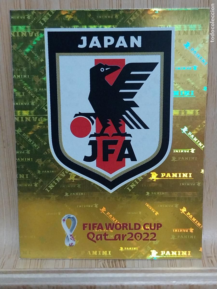 Fu&szlig;ball-Sticker: JAPON JAPAN JPN 2 BRILLANTE QATAR 2022 CROMO SIN PEGAR NUNCA ORIGINAL