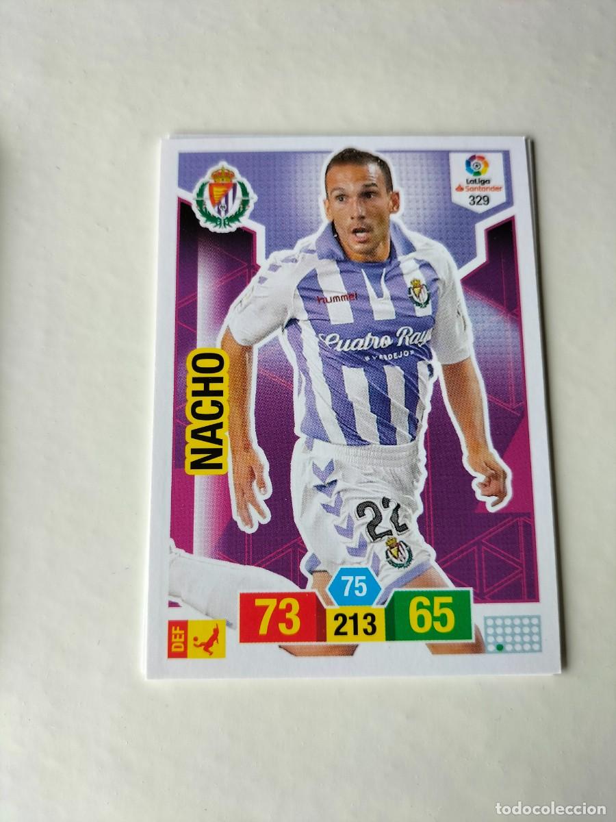 Fu&szlig;ball-Sticker: 1 CROMO FICHA PANINI ADRENALYN TEMPORADA 18-19 2018-2019 REAL VALLADOLID 329 NACHO